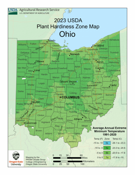 Getting to Know Ohio’s USDA Plant Hardiness&nbsp;Zones